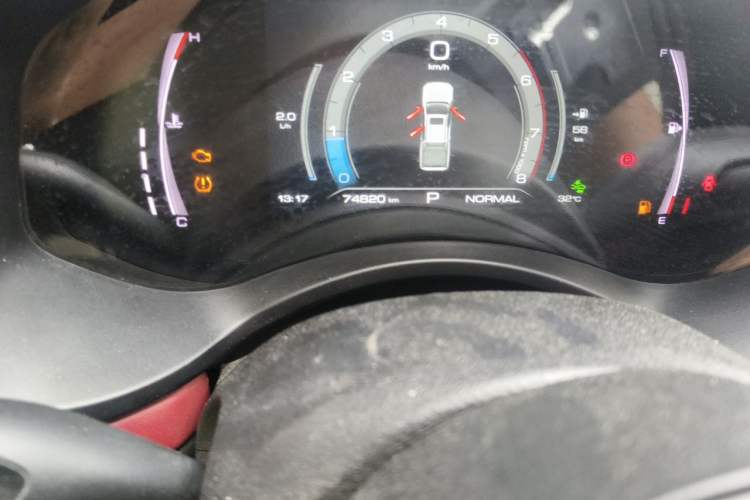 Used Great Wall Poer 2020 2.0T Off-Road Version Automatic Gasoline Four-Wheel Drive High-End Edition GW4C20B Odometer Close Up