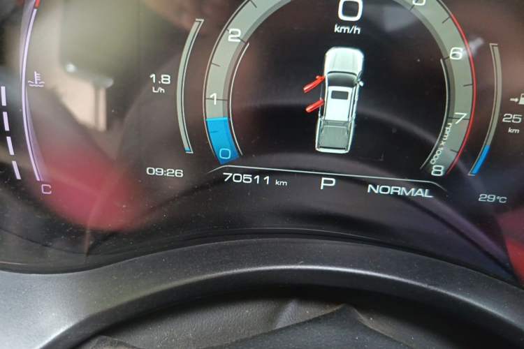 Used Great Wall Poer 2020 2.0T Off-Road Edition Automatic Gasoline 4x4 Advanced Version GW4C20B Odometer Close Up