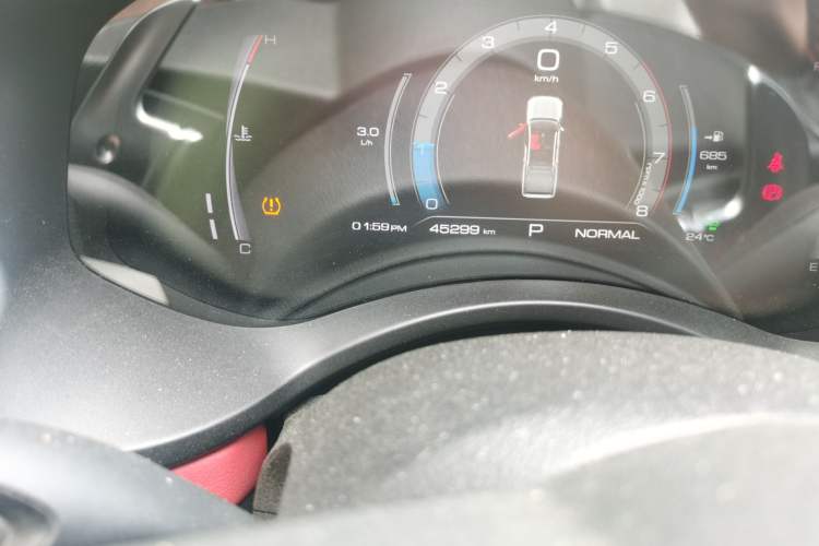 Used Great Wall Poer 2020 2.0T Off-Road Version Automatic Gasoline Four-Wheel Drive High-End Edition GW4C20B Odometer Close Up