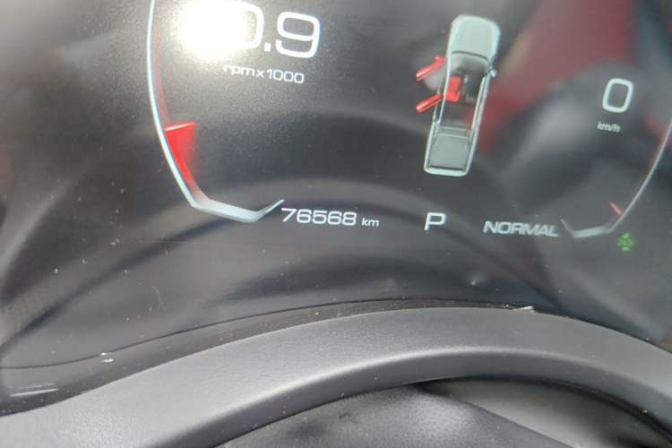 Used Great Wall Poer 2020 2.0T Off-Road Version Automatic Gasoline Four-Wheel Drive High-End Edition GW4C20B Odometer Close Up