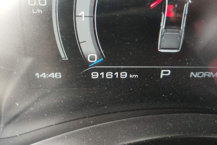 Used Great Wall Poer 2020 2.0T Off-Road Version Automatic Gasoline Four-Wheel Drive High-End Edition GW4C20B Odometer Close Up