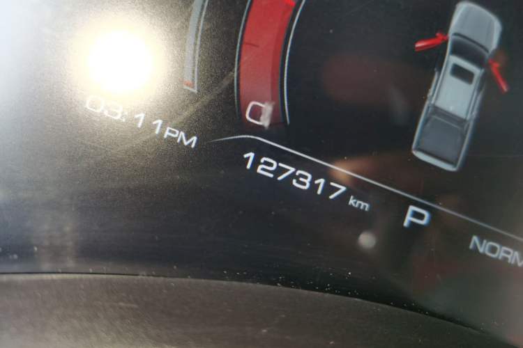 Used Great Wall Poer 2020 2.0T Off-Road Edition Automatic Diesel 4x4 High-End Version GW4D20M Odometer Close Up
