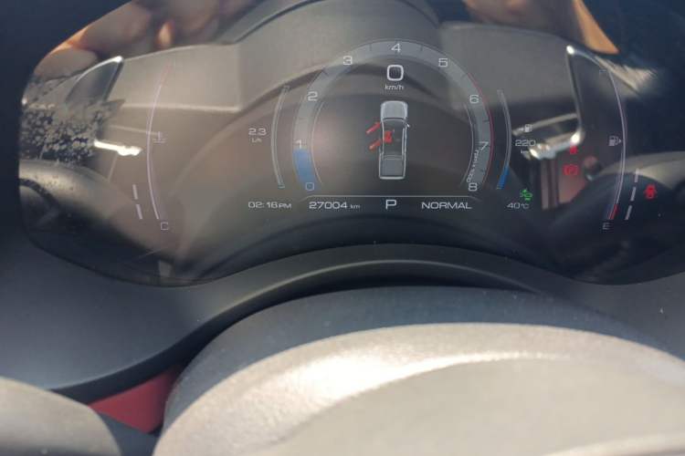 Used Great Wall Poer 2020 2.0T Off-Road Version Automatic Gasoline Four-Wheel Drive High-End Edition GW4C20B Odometer Close Up