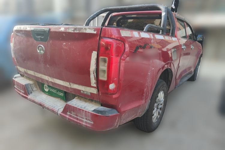 Used Great Wall Poer 2020 2.0T Commercial Version Automatic Diesel Two-Wheel Drive Elite Trim with Long Bed – GW4D20M Rear Right 45 Deg