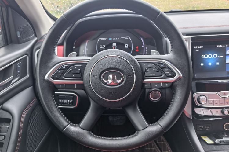 Used Great Wall Poer 2020 2.0T Off-Road Version Automatic Gasoline Four-Wheel Drive High-End Edition GW4C20B Steering Wheel