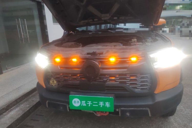 Used Great Wall Poer 2020 2.0T Off-Road Version Automatic Gasoline Four-Wheel Drive High-End Edition GW4C20B Engine Bay