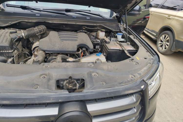 Used Great Wall Poer 2021 2.0T Global Version Passenger Automatic Diesel Two-Wheel Drive Comfort Trim Standard Cab GW4D20M Engine Bay Left