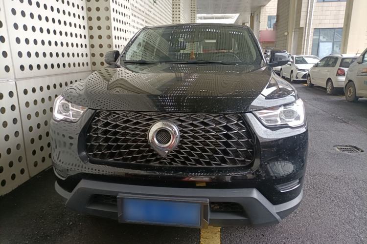 Used Great Wall Poer 2021 2.0T Commercial Version Automatic Diesel Two-Wheel Drive Elite Trim with Long Bed – GW4D20M Front