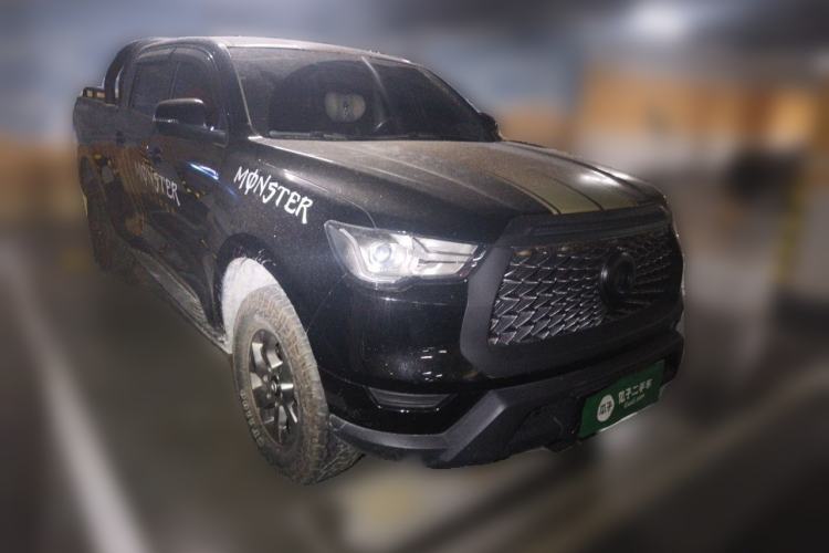 Used Great Wall Poer 2021 2.0T Commercial Version Automatic Diesel Two-Wheel Drive Elite Trim with Long Bed – GW4D20M Front Right 45 Deg