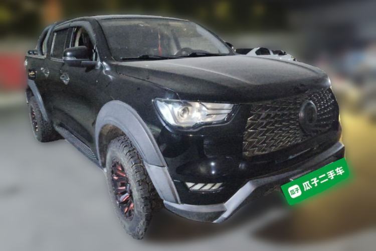 Used Great Wall Poer 2021 2.0T Commercial Version Automatic Diesel Two-Wheel Drive Elite Trim with Long Bed – GW4D20M Front Right 45 Deg