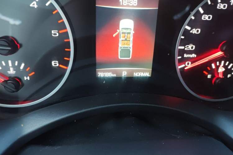 Used Great Wall Poer 2021 2.0T Commercial Version Automatic Diesel 4x4 Elite Standard Box GW4D20M Odometer Close Up