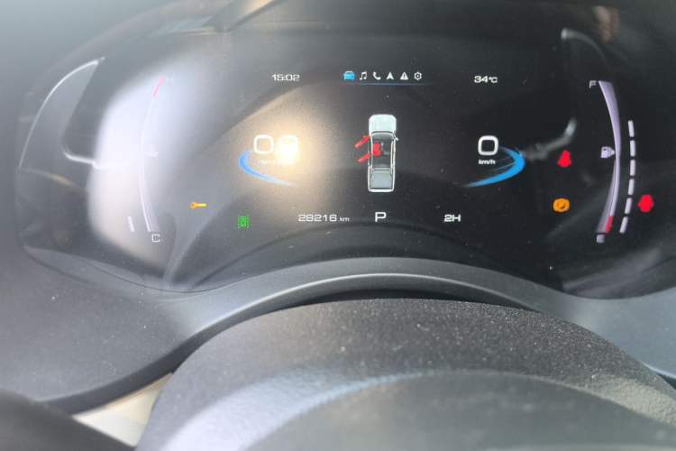 Used Great Wall Poer 2021 2.0T Black Bullet Special Edition GW4C20B Odometer Close Up