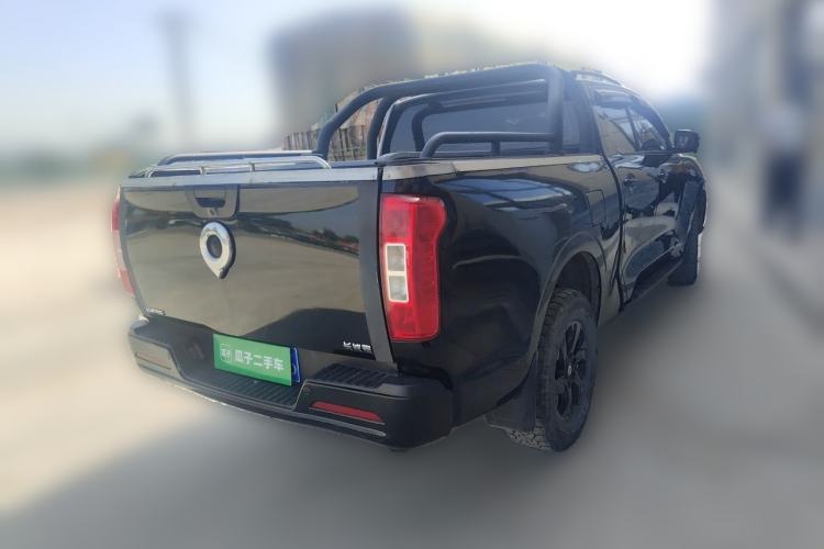Used Great Wall Poer 2021 2.0T Commercial Version Automatic Diesel Two-Wheel Drive Navigation Type Long Bed – GW4D20M Rear Right 45 Deg