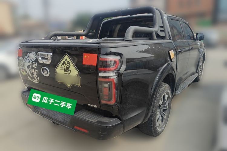Used Great Wall Poer 2021 2.0T Global Version Automatic Diesel 4x4 Comfort Class Standard Box Trailer Edition GW4D20M Rear Right 45 Deg