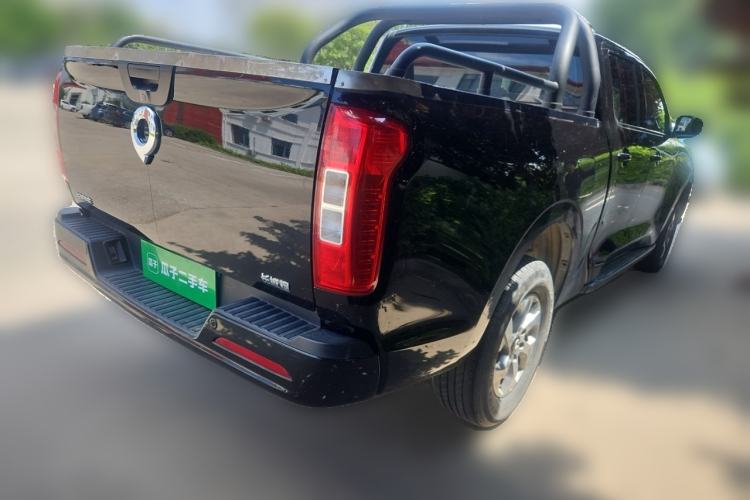 Used Great Wall Poer 2021 2.0T Commercial Version Automatic Diesel Two-Wheel Drive Elite Trim with Long Bed – GW4D20M Rear Right 45 Deg
