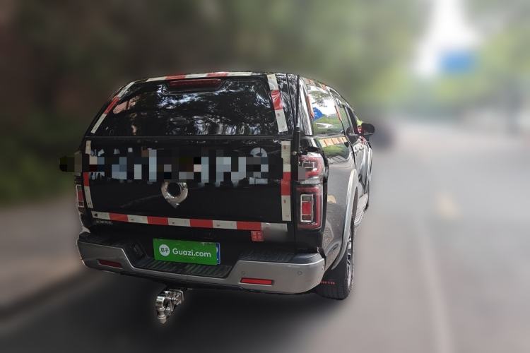 Used Great Wall Poer 2021 2.0T Global Version Automatic Gasoline 4x4 Prestige Standard Cab GW4C20B Rear Right 45 Deg