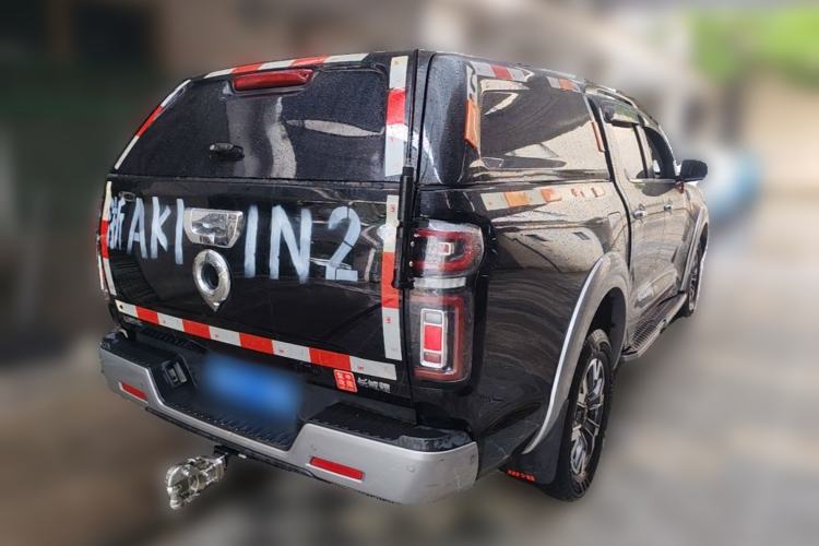 Used Great Wall Poer 2021 2.0T Global Version Automatic Gasoline 4x4 Prestige Standard Cab GW4C20B Rear Right 45 Deg