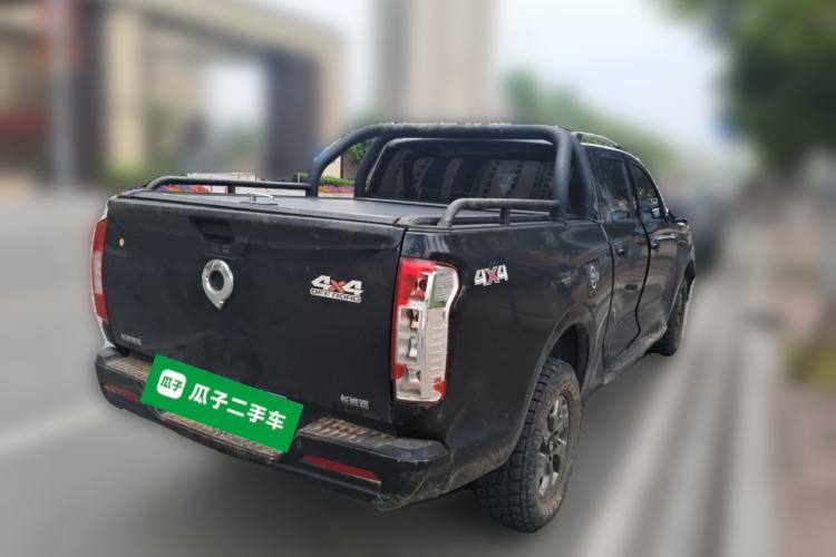 Used Great Wall Poer 2021 2.0T Commercial Version Automatic Diesel Two-Wheel Drive Elite Trim with Long Bed – GW4D20M Rear Right 45 Deg