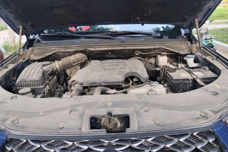 Used Great Wall Poer 2021 2.0T Commercial Version Automatic Diesel Two-Wheel Drive Elite Trim with Long Bed – GW4D20M Engine Bay