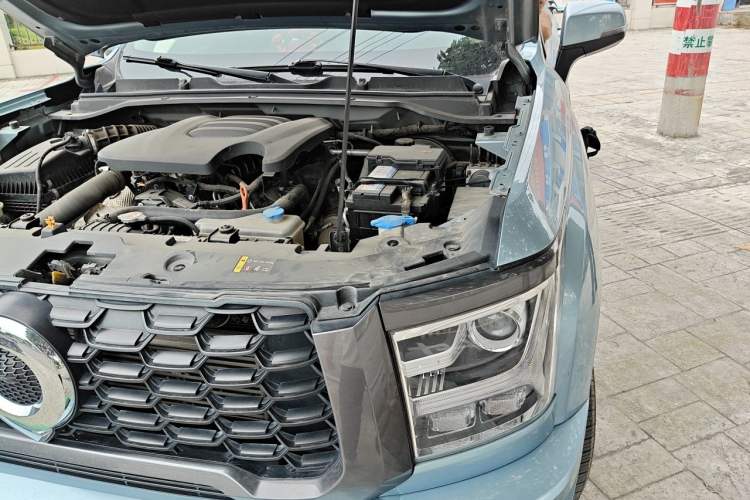 Used Great Wall Poer 2021 2.0T Commercial Version Manual Diesel Two-Wheel Drive Elite Long-Box GW4D20M Engine Bay Left