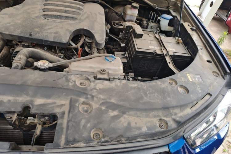 Used Great Wall Poer 2021 2.0T Commercial Version Manual Diesel 4x4 Elite Long-Box GW4D20M Engine Bay Left
