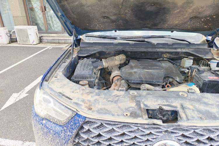 Used Great Wall Poer 2021 2.0T Commercial Version Manual Diesel Two-Wheel Drive Elite Long-Box GW4D20M Engine Bay Right