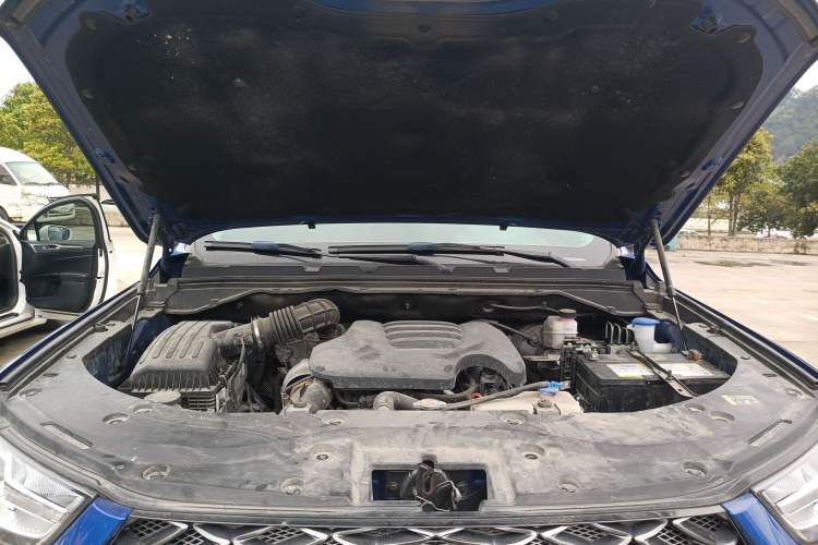 Used Great Wall Poer 2021 2.0T Commercial Version Manual Diesel 4x4 Navigation Type Long Bed GW4D20M Engine Bay