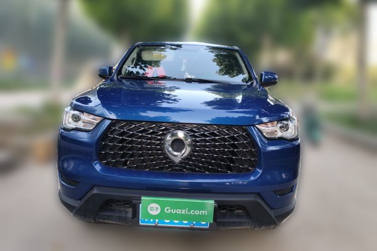 Used Great Wall Poer 2021 2.0T Commercial Version Automatic Diesel Two-Wheel Drive Elite Trim with Long Bed – GW4D20M Front
