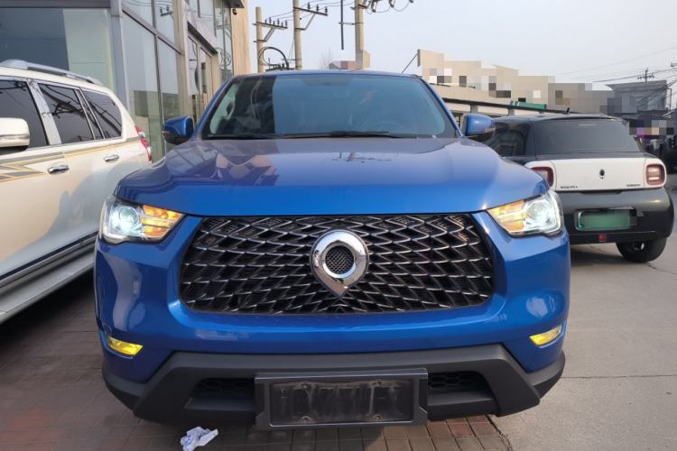 Used Great Wall Poer 2021 2.0T Commercial Version Automatic Diesel 4x4 Elite Long-Box GW4D20M Front