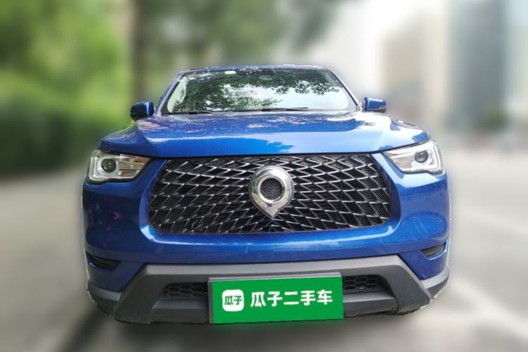 Used Great Wall Poer 2021 2.0T Commercial Version Automatic Diesel 4x4 Navigation-Ready Long-Box GW4D20M Front