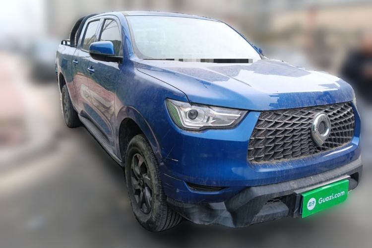 Used Great Wall Poer 2021 2.0T Commercial Version Automatic Diesel Two-Wheel Drive Elite Trim with Long Bed – GW4D20M Front Right 45 Deg