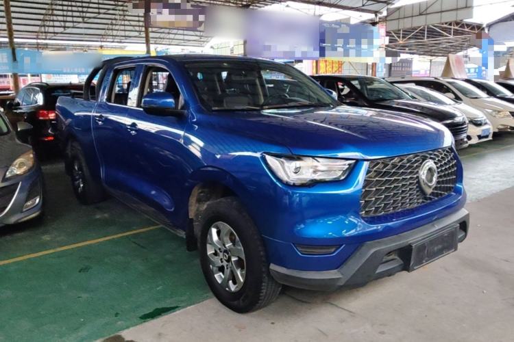 Used Great Wall Poer 2021 2.0T Commercial Version Manual Diesel Two-Wheel Drive Elite Long-Box GW4D20M Front Right 45 Deg