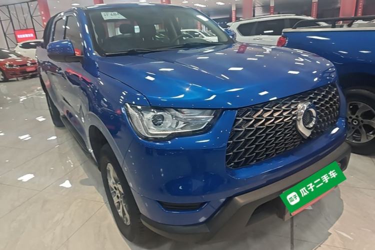 Used Great Wall Poer 2021 2.0T Commercial Version Automatic Diesel Two-Wheel Drive Elite Trim with Long Bed – GW4D20M Front Right 45 Deg