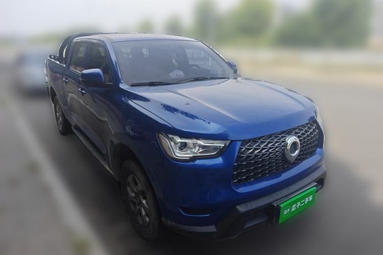 Used Great Wall Poer 2021 2.0T Commercial Version Automatic Diesel Two-Wheel Drive Elite Trim with Long Bed – GW4D20M Front Right 45 Deg