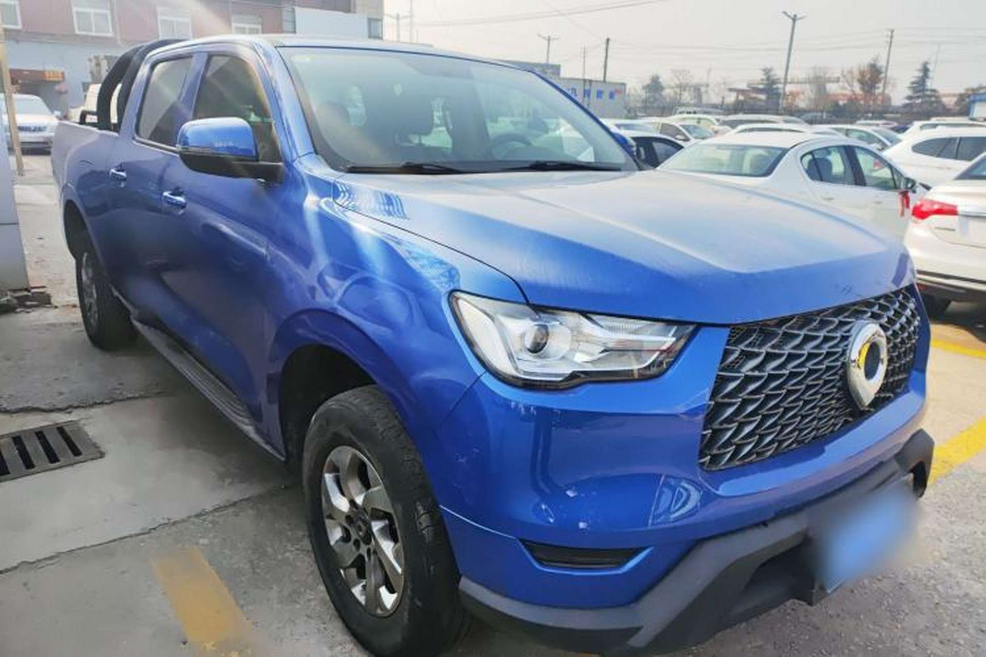 Used Great Wall Poer 2021 2.0T Commercial Version Manual Diesel Two-Wheel Drive Elite Long-Box GW4D20M Front Right 45 Deg