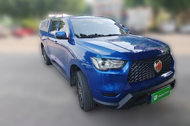 Used Great Wall Poer 2021 2.0T Commercial Version Automatic Gasoline Two-Wheel Drive Elite Trim with Long Bed – GW4C20B Front Right 45 Deg