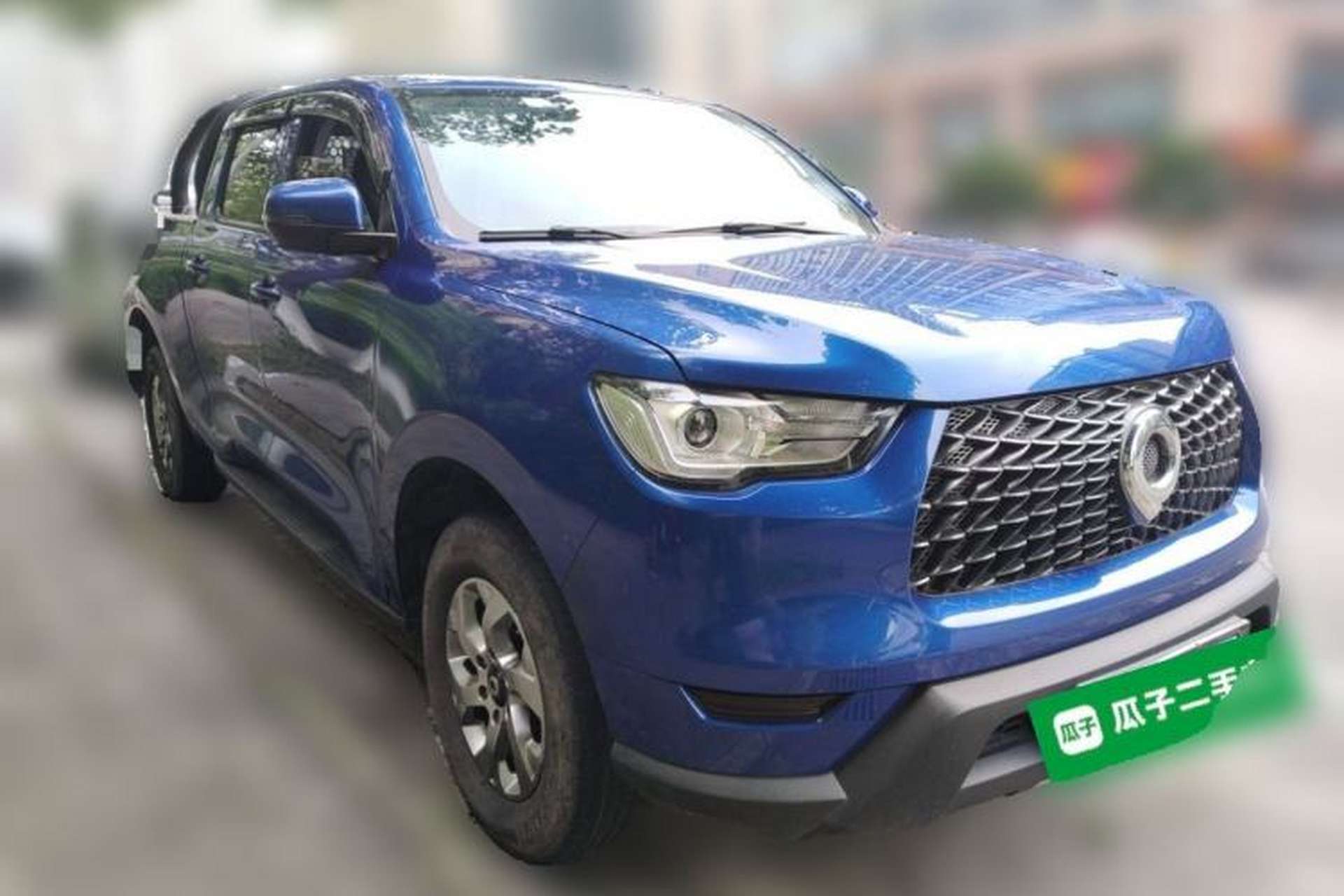 Used Great Wall Poer 2021 2.0T Commercial Version Automatic Diesel 4x4 Navigation-Ready Long-Box GW4D20M Front Right 45 Deg
