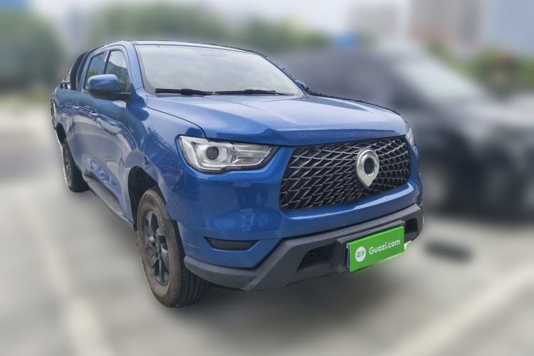 Used Great Wall Poer 2021 2.0T Commercial Version Automatic Diesel Two-Wheel Drive Elite Trim with Long Bed – GW4D20M Front Right 45 Deg