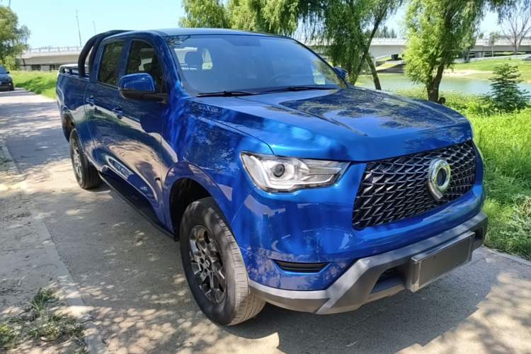 Used Great Wall Poer 2021 2.0T Commercial Version Automatic Diesel Two-Wheel Drive Elite Trim with Long Bed – GW4D20M Front Right 45 Deg