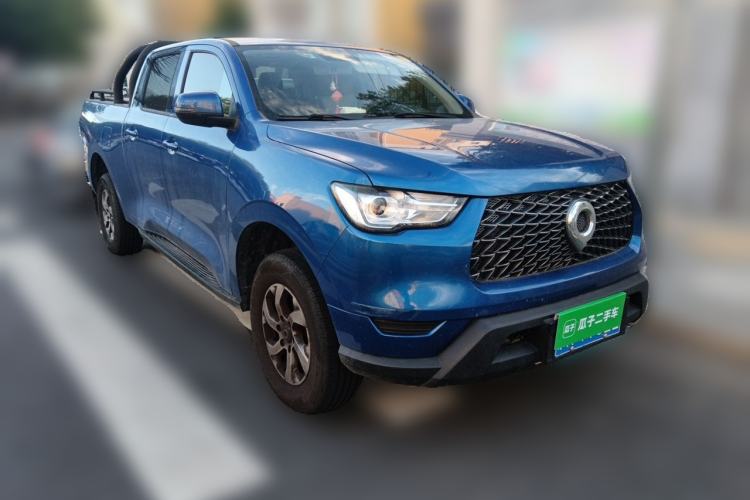 Used Great Wall Poer 2021 2.0T Commercial Version Automatic Gasoline Two-Wheel Drive Elite Trim with Long Bed – GW4C20B Front Right 45 Deg