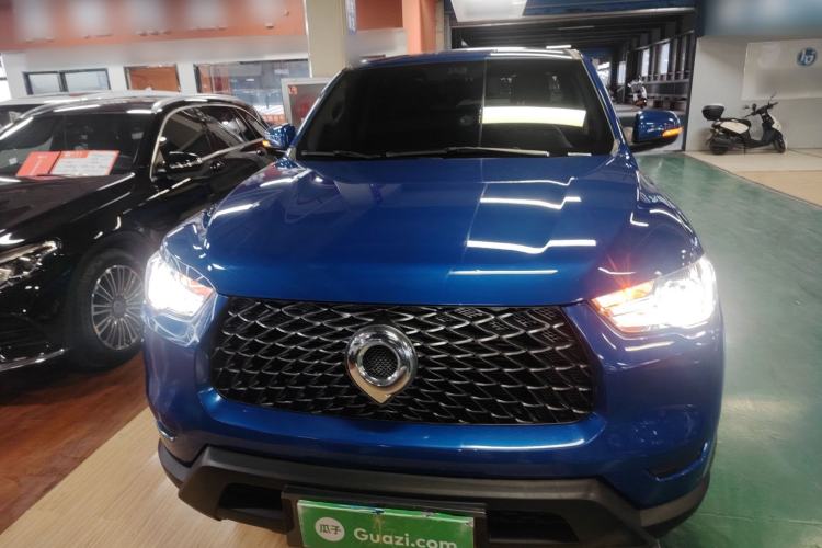 Used Great Wall Poer 2021 2.0T Commercial Version Automatic Diesel Two-Wheel Drive Elite Trim with Long Bed – GW4D20M Front