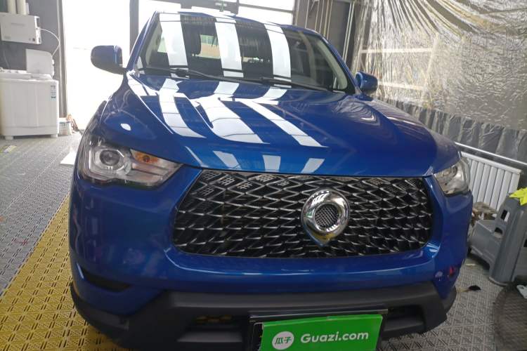 Used Great Wall Poer 2021 2.0T Commercial Version Automatic Diesel Two-Wheel Drive Elite Trim with Long Bed – GW4D20M Front