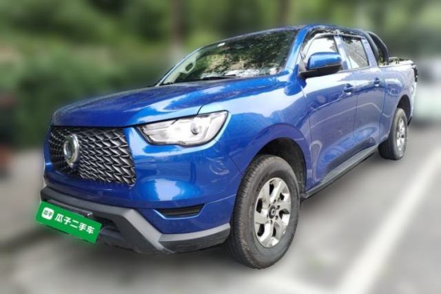 Used Great Wall Poer 2021 2.0T Commercial Version Automatic Diesel 4x4 Navigation-Ready Long-Box GW4D20M