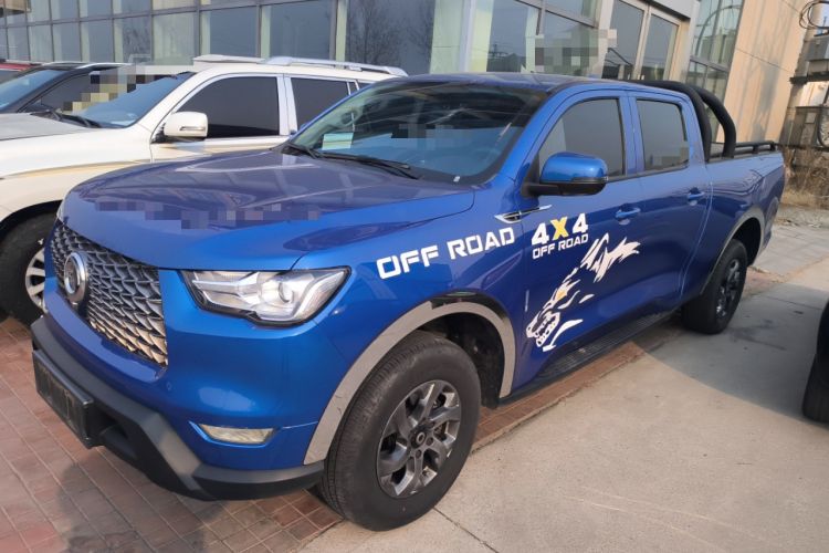Used Great Wall Poer 2021 2.0T Commercial Version Automatic Diesel 4x4 Elite Long-Box GW4D20M Left Side