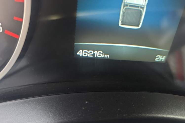 Used Great Wall Poer 2021 2.0T Commercial Version Manual Diesel 4x4 Elite Long-Box GW4D20M Odometer Close Up