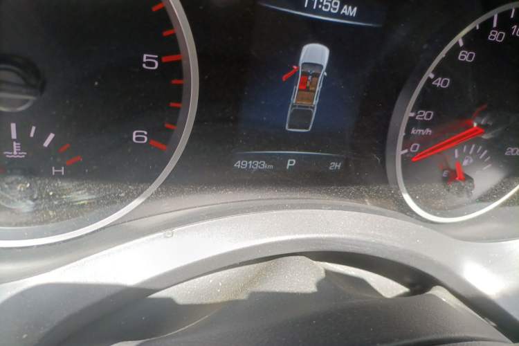 Used Great Wall Poer 2021 2.0T Commercial Version Automatic Diesel 4x4 Elite Long-Box GW4D20M Odometer Close Up