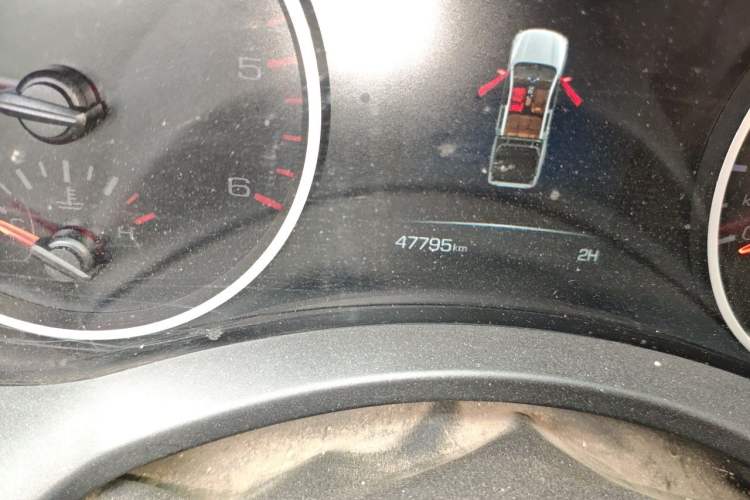 Used Great Wall Poer 2021 2.0T Commercial Version Manual Diesel 4x4 Elite Long-Box GW4D20M Odometer Close Up