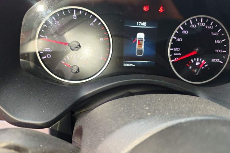 Used Great Wall Poer 2021 2.0T Commercial Version Manual Diesel Two-Wheel Drive Elite Long-Box GW4D20M Odometer Close Up
