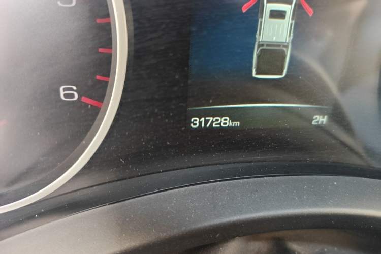 Used Great Wall Poer 2021 2.0T Commercial Version Manual Diesel 4x4 Elite Long-Box GW4D20M Odometer Close Up