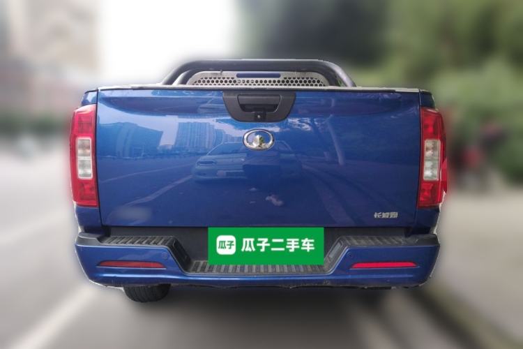 Used Great Wall Poer 2021 2.0T Commercial Version Automatic Diesel 4x4 Navigation-Ready Long-Box GW4D20M Rear
